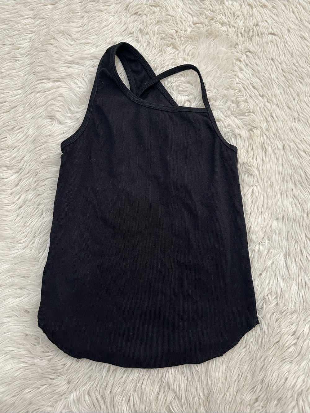 Moussy Vintage Ribbed Asymmetric Strap Tank Top